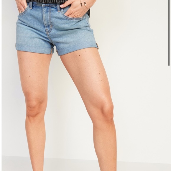 Old navy light wash denim shorts - Picture 6 of 7